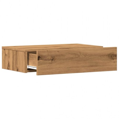 TV-borde 2 stk. med LED-lys 60 x 35 x 15,5 cm