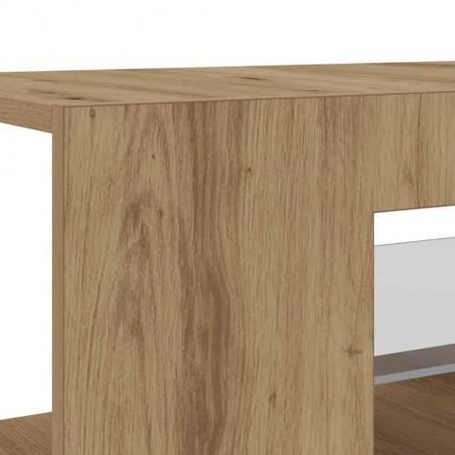 TV-bord med LED-lys 90 x 39 x 30 cm