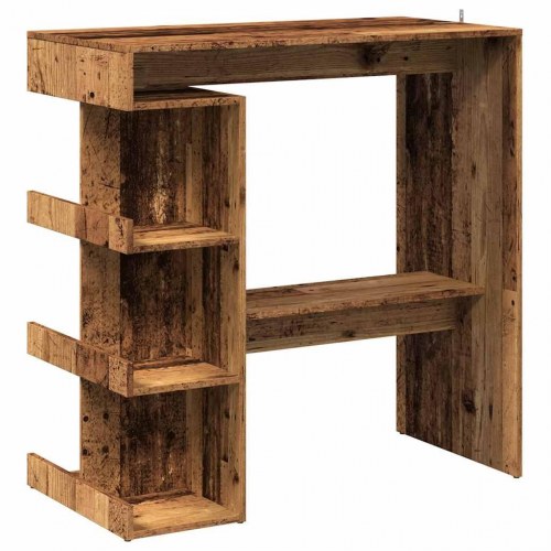 Barbord med stativ 100×48×101,5 cm - antikt trælook