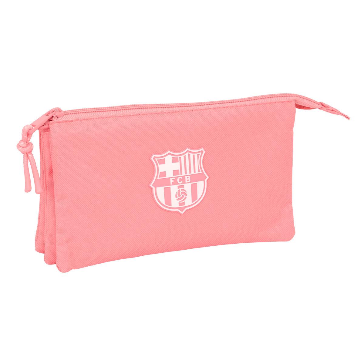 F.C. Barcelona tredobbelt penalhus - Koral, 22 × 12 × 3 cm