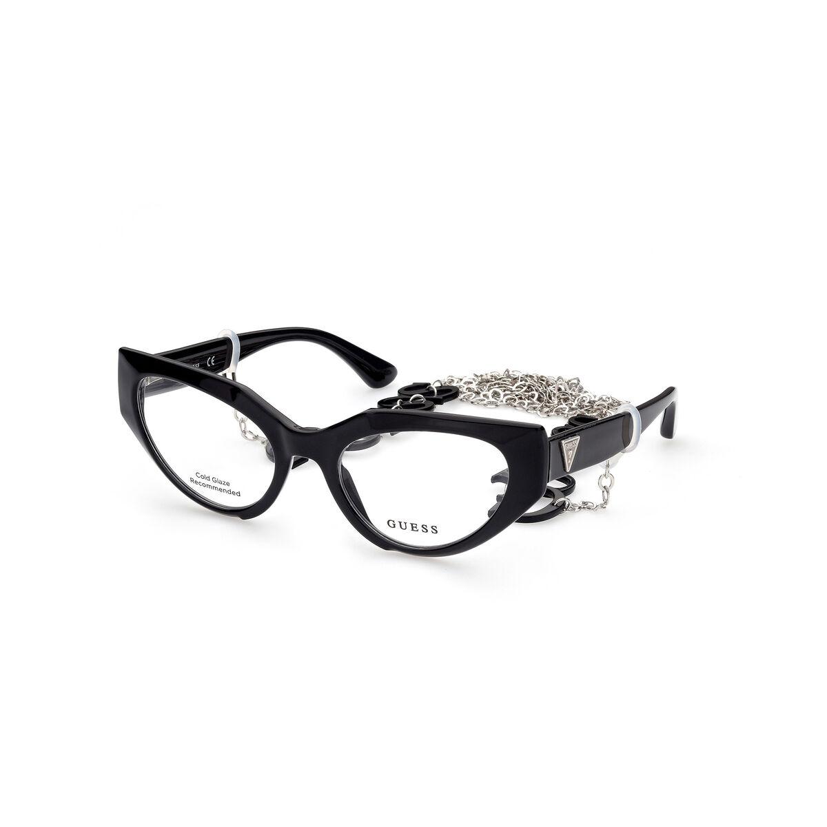 Guess GU2853 55001 brillestel - dame, sort cat-eye 55 mm