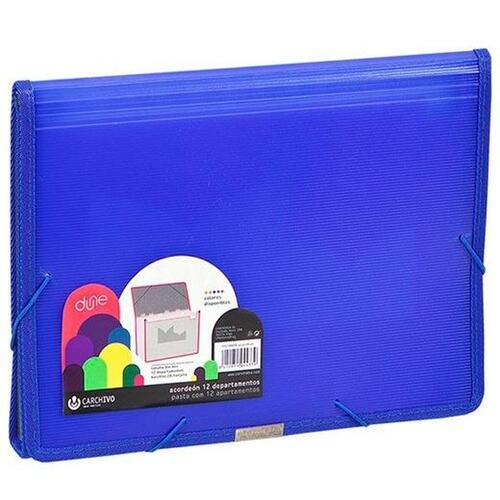 Carchivo Dune organiser mappe - Blå, A4, 24,5 × 33,5 × 4 cm