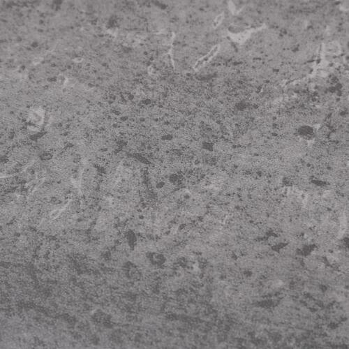 Selvklæbende gulvbrædder 4,46 m² 3 mm PVC cementbrun