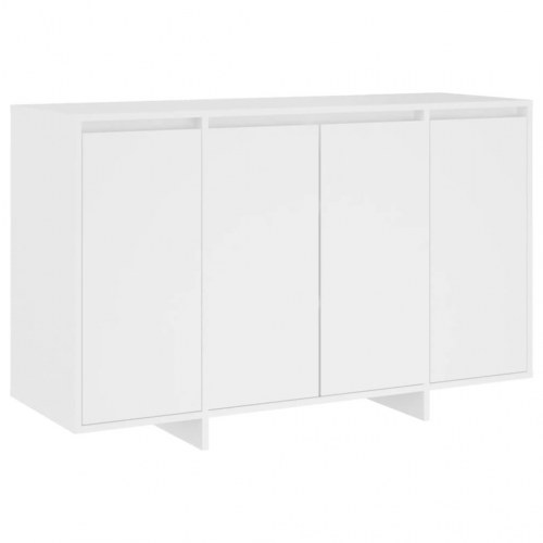 Skænk 120x41x75 cm konstrueret træ hvid