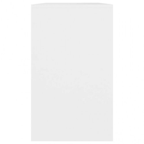 Skænk 120x41x75 cm konstrueret træ hvid