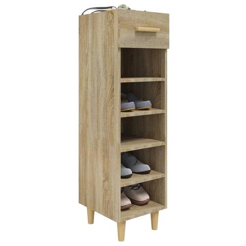 Skoreol 30x35x105 cm konstrueret træ sonoma-eg
