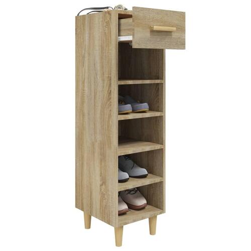 Skoreol 30x35x105 cm konstrueret træ sonoma-eg