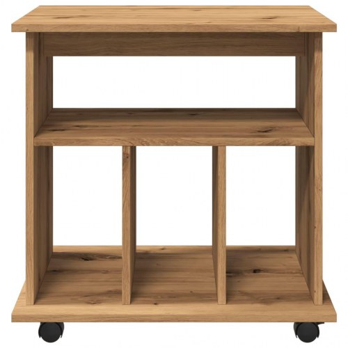 Rullebord 60x45x60 cm konstrueret træ kunsteg