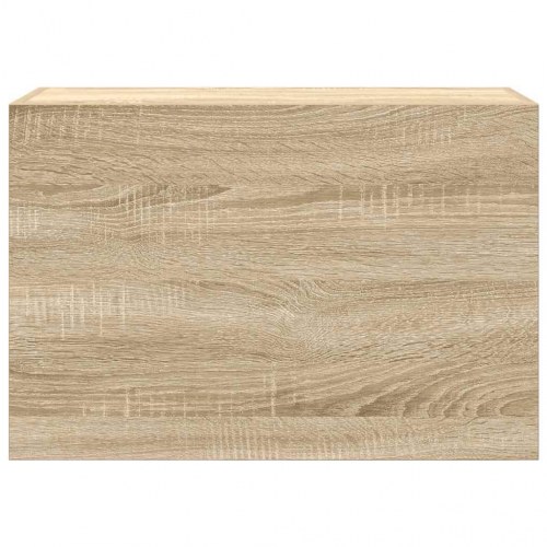 Væghængt badeværelsesskab 60×25×40 cm - konstrueret træ, sonoma-eg