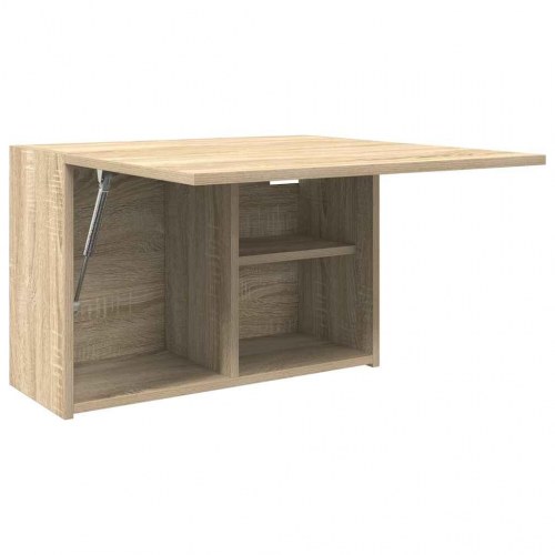Væghængt badeværelsesskab 60×25×40 cm - konstrueret træ, sonoma-eg
