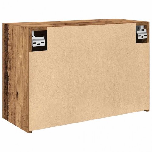Væghængt badeværelsesskab 60×25×40 cm - konstrueret træ, antikt træ