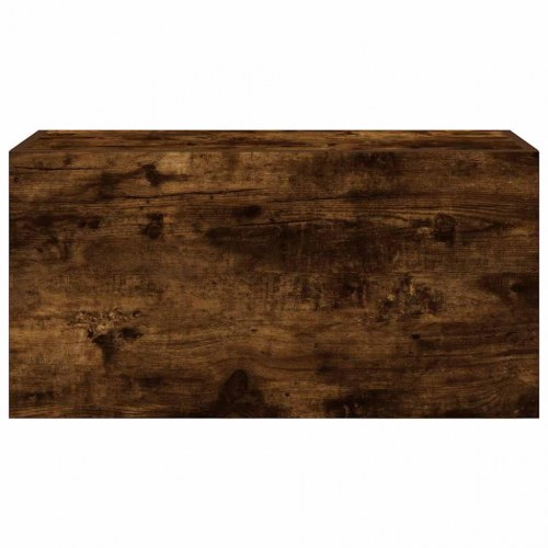 Væghængt badeværelsesskab 60×25×30 cm - røget eg, konstrueret træ