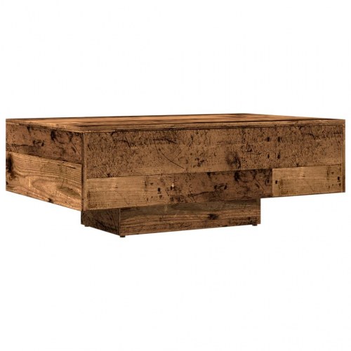 Sofabord i konstrueret træ - 85 × 55 × 31 cm, antikt træ