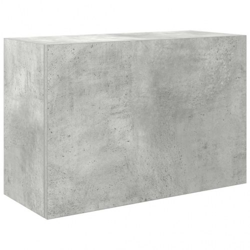 Væghængt badeværelsesskab 60×25×40 cm - betongrå, konstrueret træ