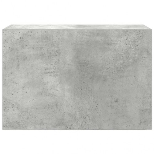 Væghængt badeværelsesskab 60×25×40 cm - betongrå, konstrueret træ