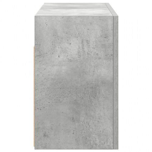 Væghængt badeværelsesskab 60×25×40 cm - betongrå, konstrueret træ