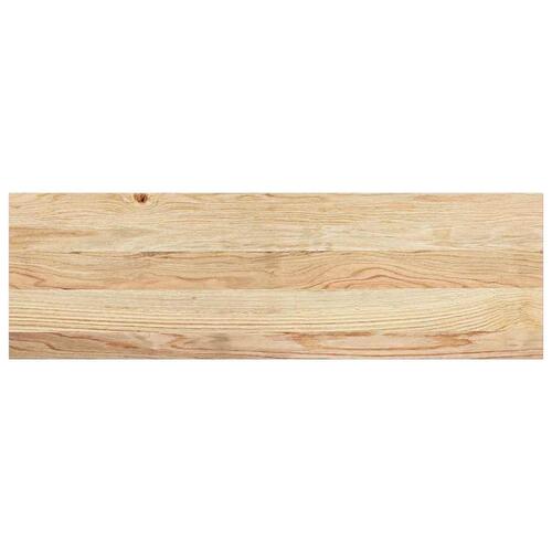 Trappemåtter 20 stk ubehandlet 80x30x2 cm massivt egetræ