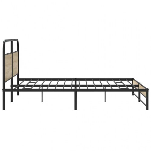 Sengeramme 200 x 200 cm - røget egetræ