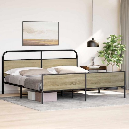 Sengeramme 180 x 200 cm uden madras - sonoma-eg