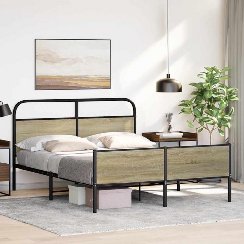 Sengeramme uden madras 150 x 200 cm - sonoma-eg