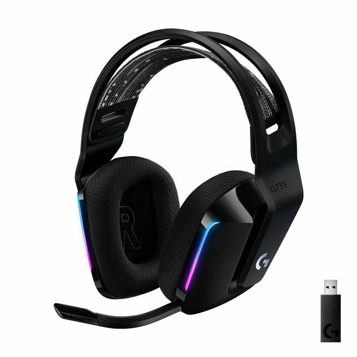 Gaming Headset Med Mikrofon Logitech 981 000864 Sort Multifarvet