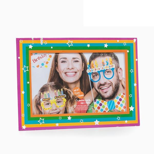 Fødselsdags-rekvisitter til fotobooth - sæt med 5