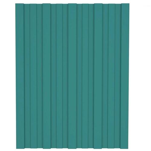 Tagplader 36 stk. 60x45 cm galvaniseret stål grøn