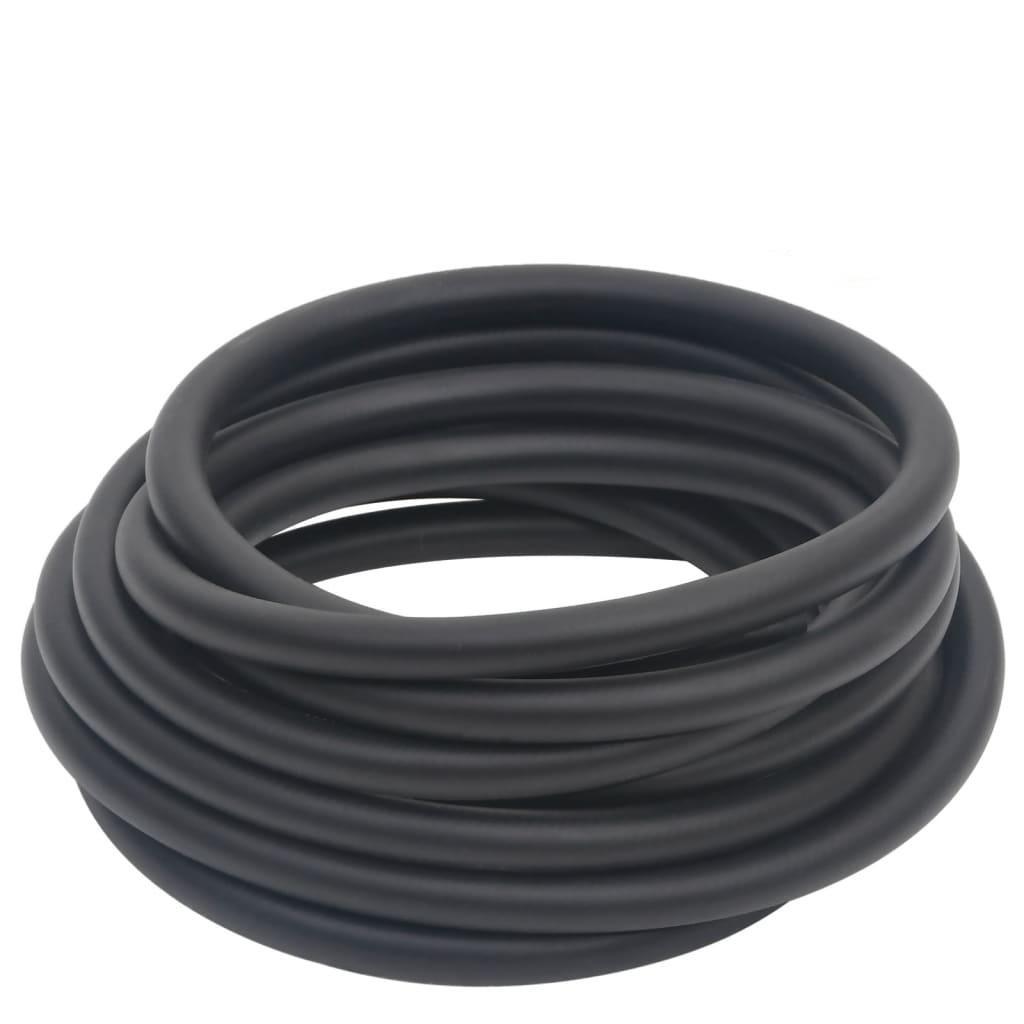 Hybrid luftslange 0,6" 5 m gummi og PVC sort