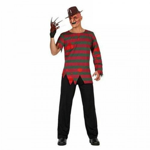 Kostume til voksne Th3 Party Multifarvet Morder mand (2 Dele) XL