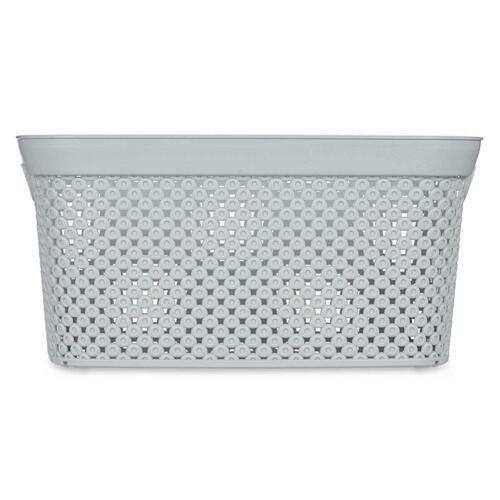Vasketøjskurv Grå Plastik 10 L 24 x 17 x 35 cm (24 enheder)