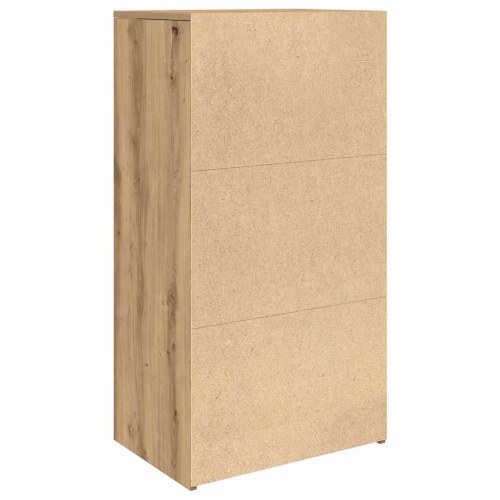 Skænk med 6 skuffer 50×34×96 cm - konstrueret træ i artisan eg