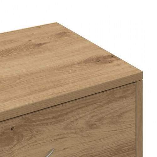 Skænk med 6 skuffer 50×34×96 cm - konstrueret træ i artisan eg