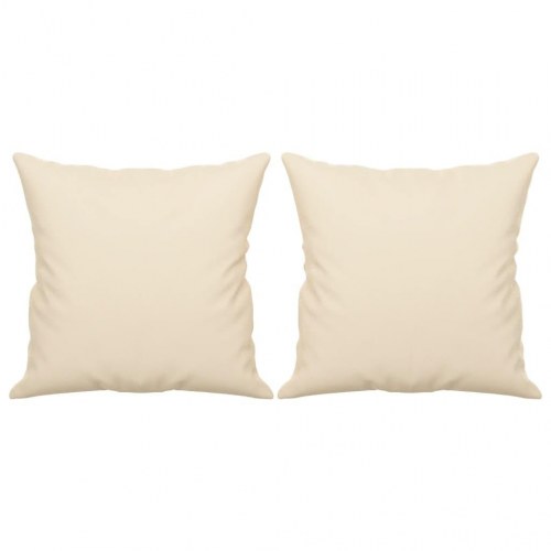 3-personers sofa med puder i mikrofiber - beige, 210 cm