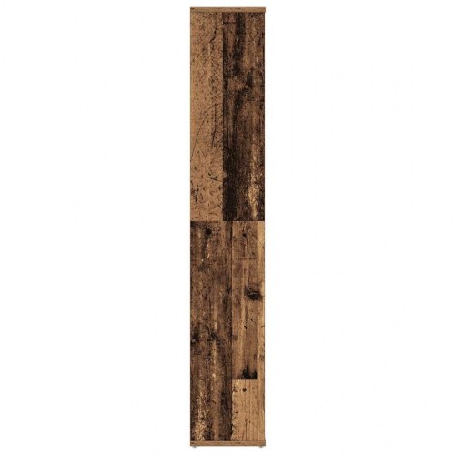 Rumdeler/bogreol 100 × 24 × 140 cm - konstrueret træ, antikt træ