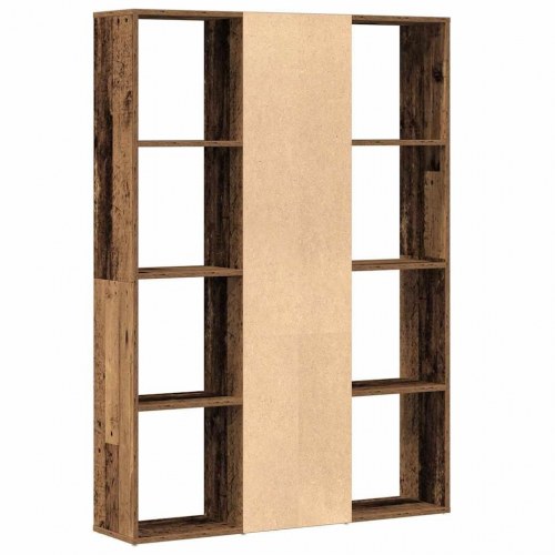 Rumdeler/bogreol 100 × 24 × 140 cm - konstrueret træ, antikt træ