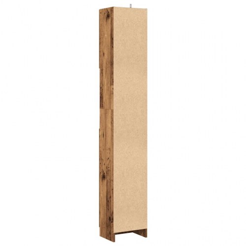 Badeværelses højskab 32×25,5×190 cm - konstrueret træ, antikt træ