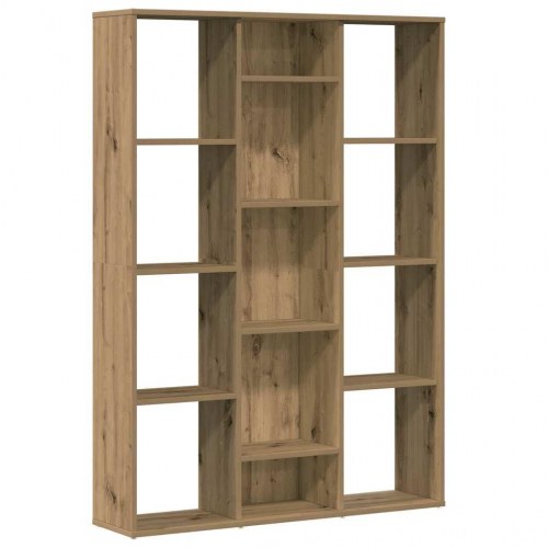 Rumdeler/bogreol 100×24×140 cm i konstrueret træ - artisan eg