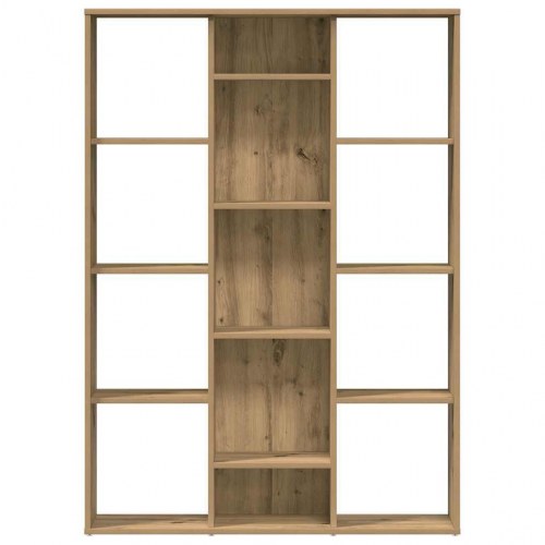 Rumdeler/bogreol 100×24×140 cm i konstrueret træ - artisan eg