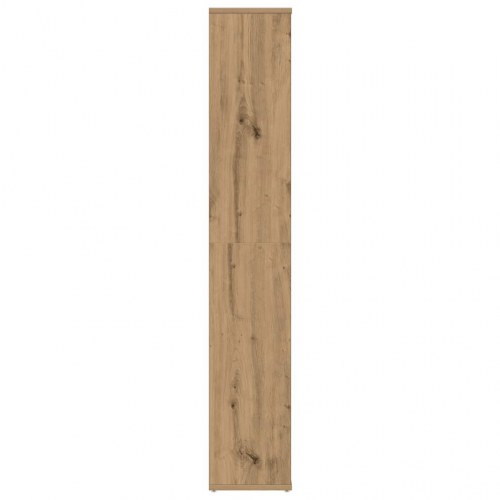 Rumdeler/bogreol 100×24×140 cm i konstrueret træ - artisan eg