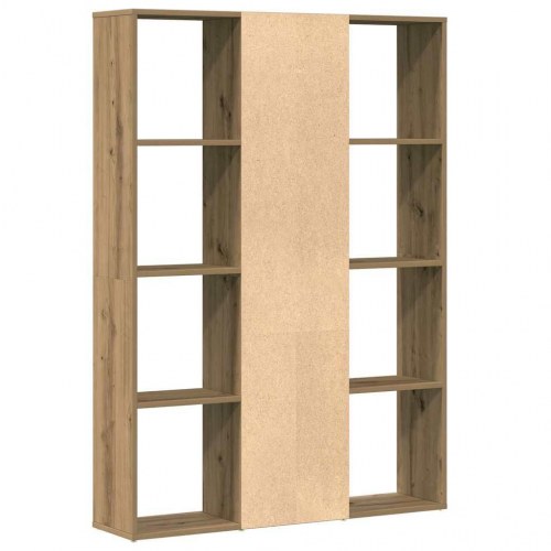 Rumdeler/bogreol 100×24×140 cm i konstrueret træ - artisan eg