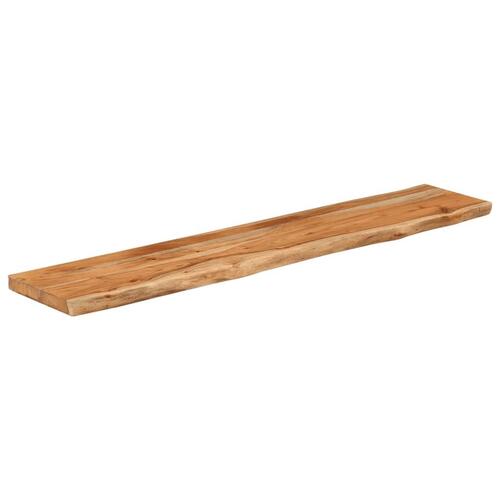 Væghylde 90x20x3,8 cm rektangulær massivt akacietræ