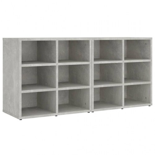 Skoreoler 2 stk. - 52,5×30×50 cm - betongrå, 12 rum