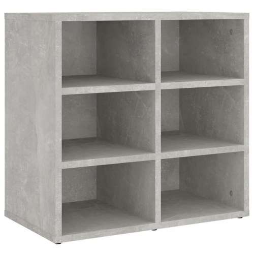 Skoreoler 2 stk. - 52,5×30×50 cm - betongrå, 12 rum