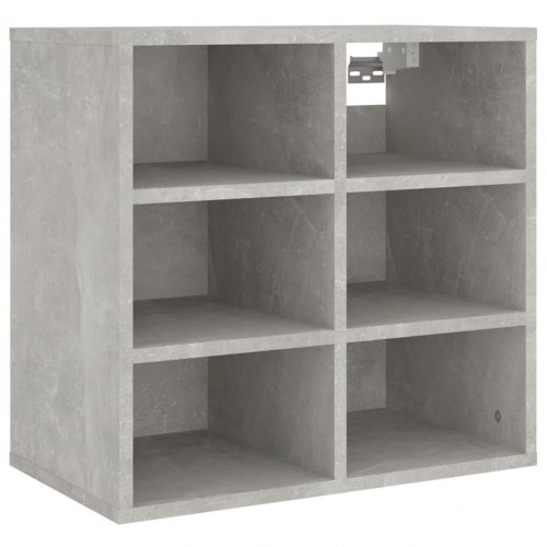 Skoreoler 2 stk. - 52,5×30×50 cm - betongrå, 12 rum