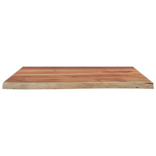 Bordplade til badeværelse 70x60x2,5 cm rektangulær akacietræ