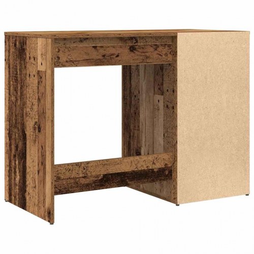 Skrivebord 100 × 49 × 75 cm i konstrueret træ - antikt trælook