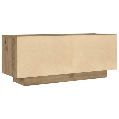 Tv-bord 100×35×40 cm i konstrueret træ - kunsteg