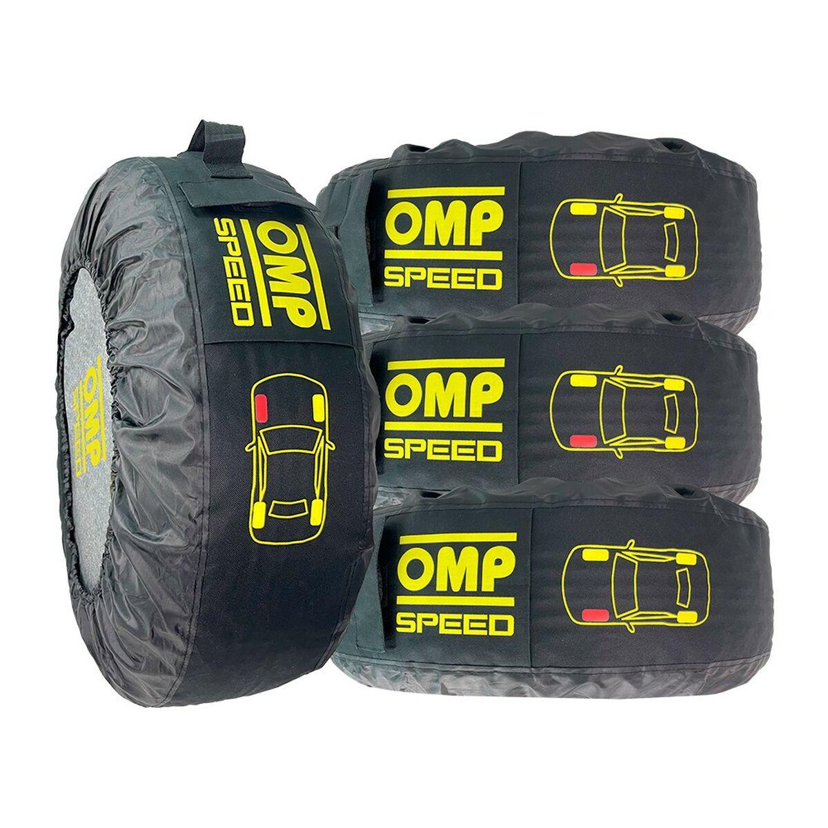 OMP Tyre Cover Set Speed - dækskjulere, 4 stk, Ø 75 cm