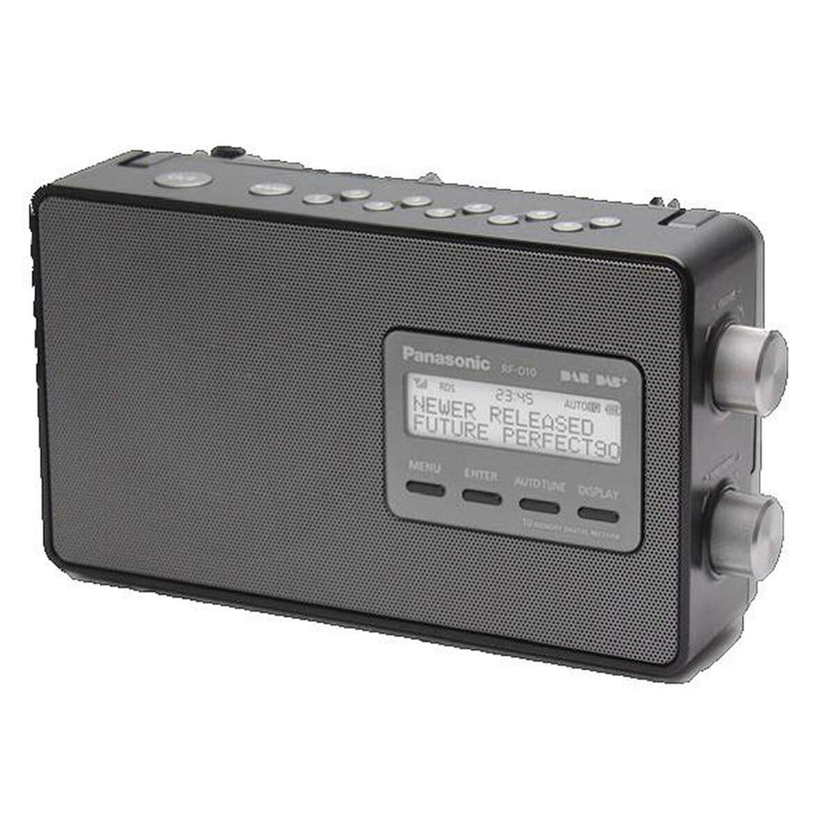 Radio Am/fm Panasonic Rf D10eg K Sort Vintage