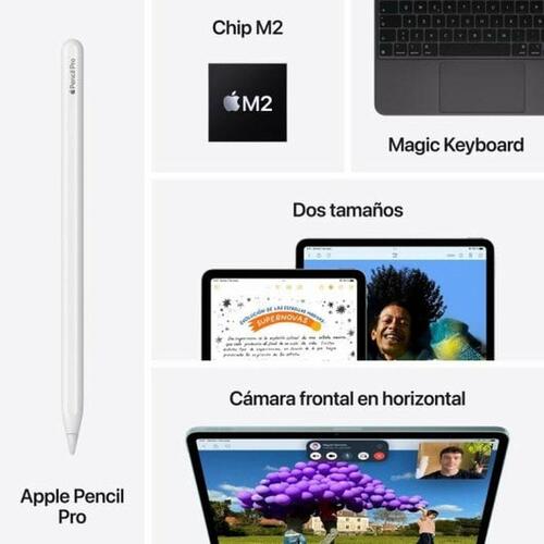 Tablet Apple iPad Air 2024 11" 128 GB Hvid M2 8 GB RAM